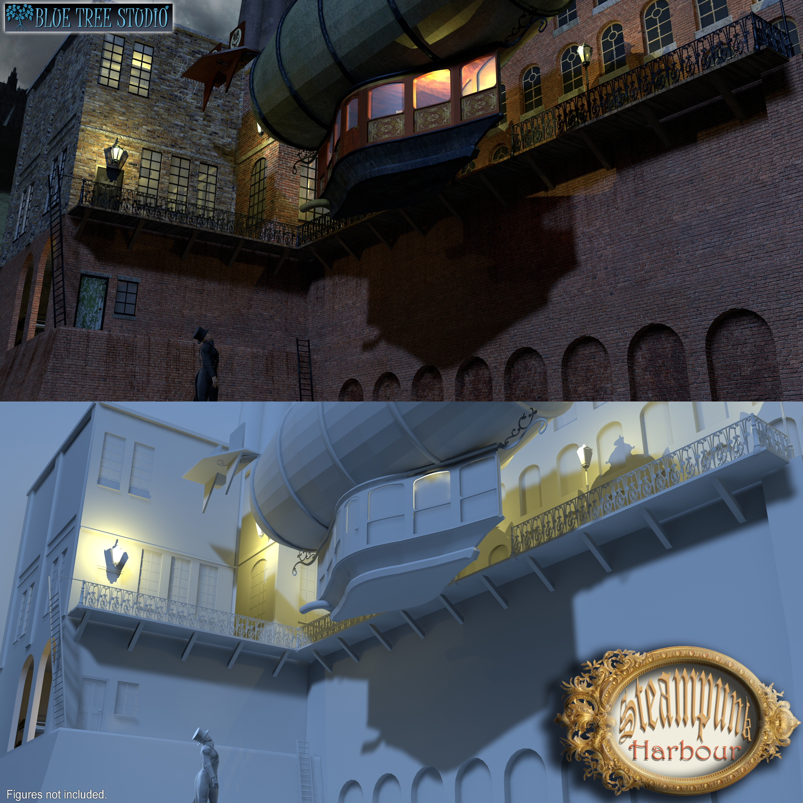 Steampunk Harbour by N/A