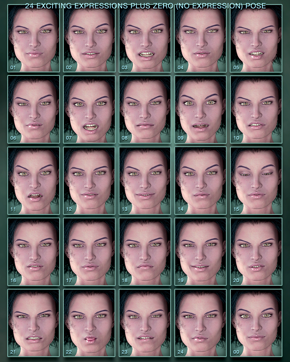 DTG Studios Jayne Shoots Expressions for G3F by N/A
