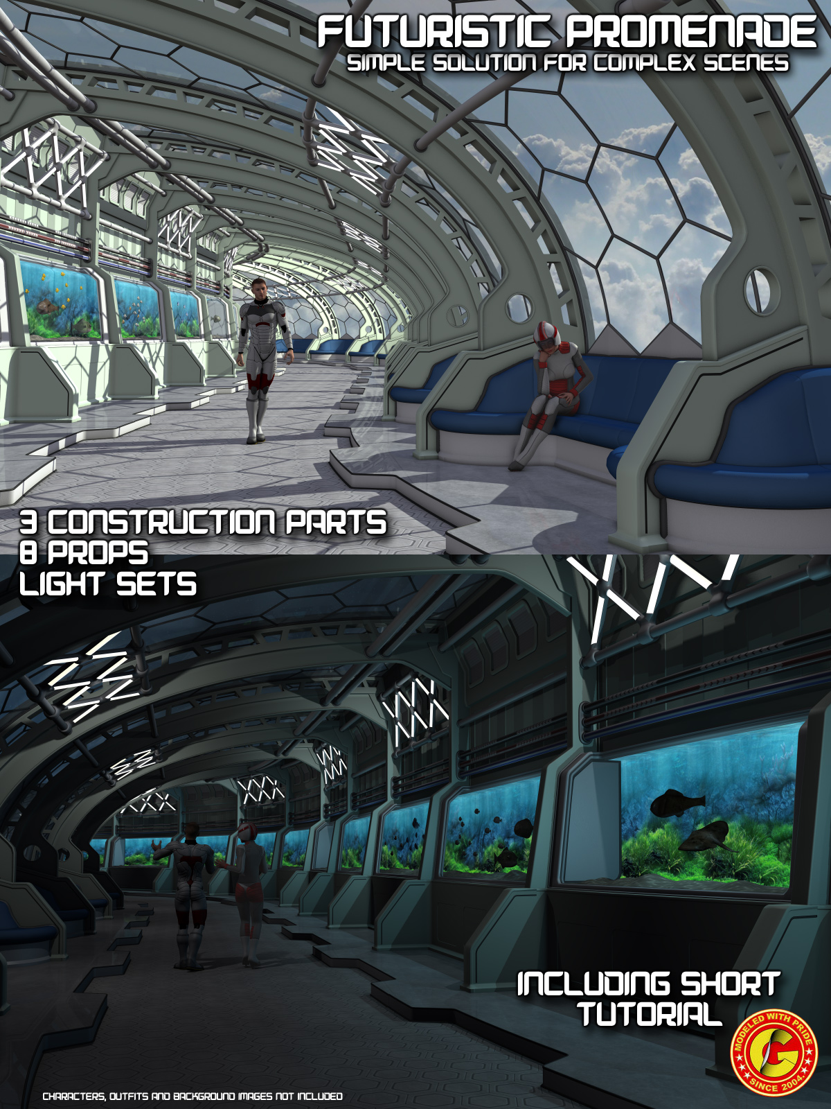 Futuristic Promenade by N/A