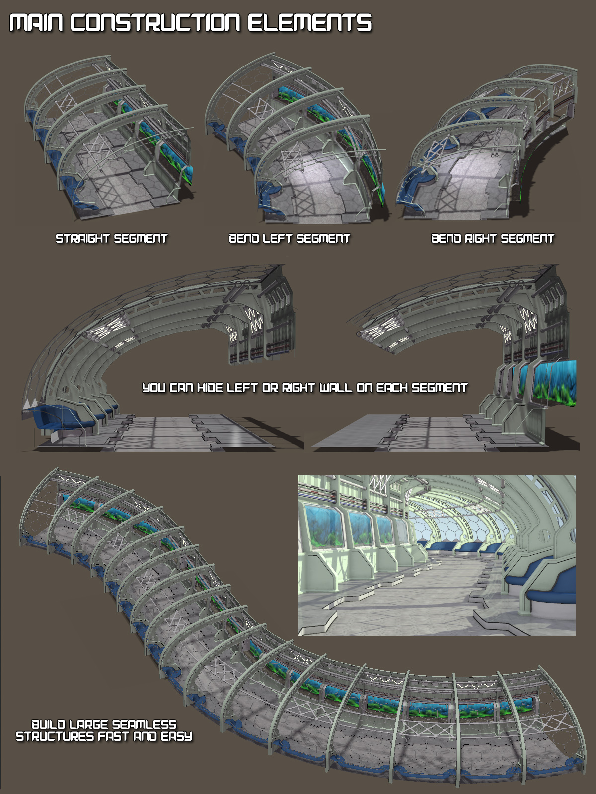 Futuristic Promenade by N/A