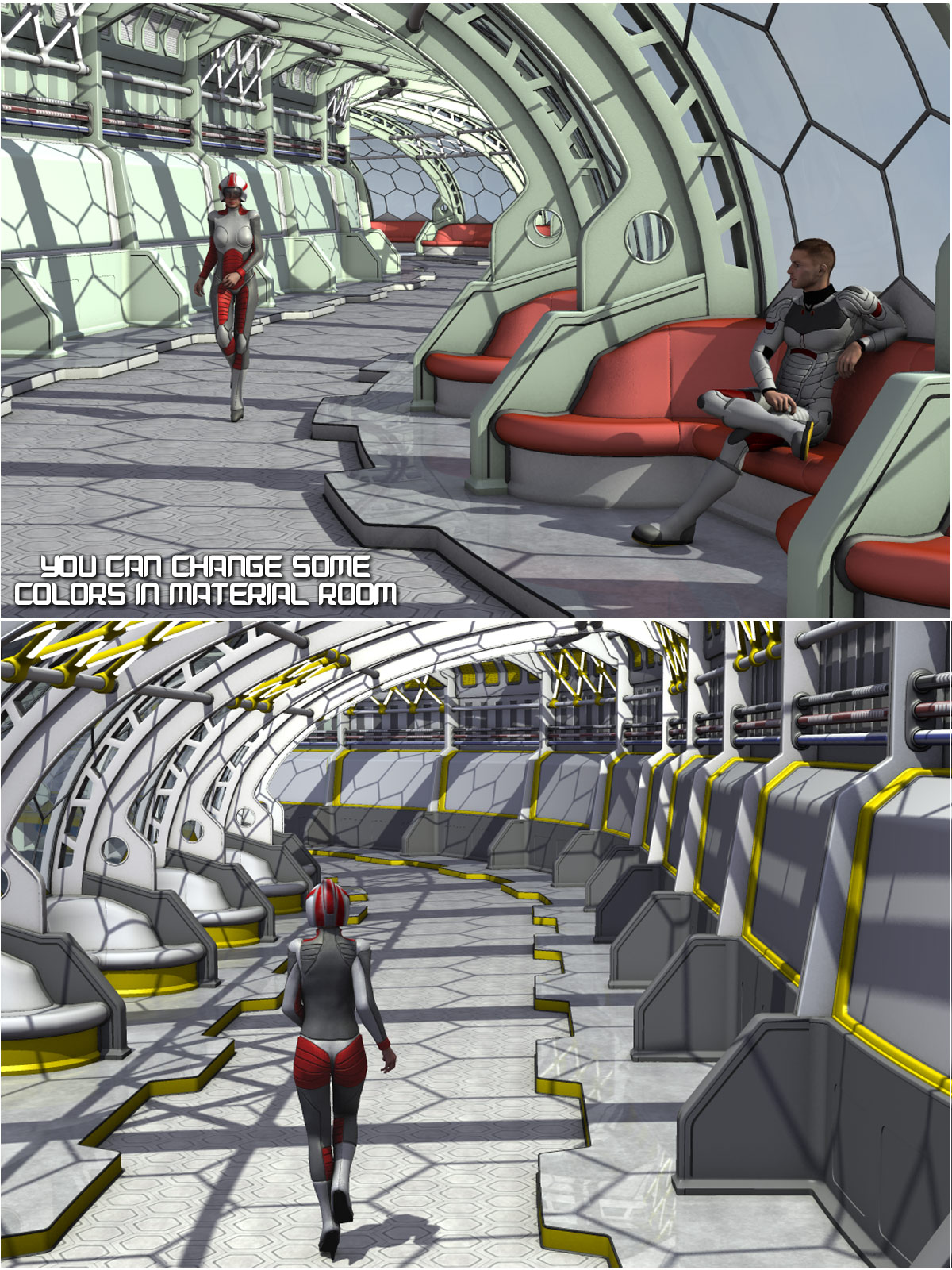 Futuristic Promenade by N/A