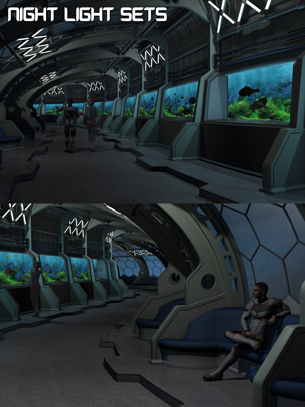 Futuristic Promenade by N/A