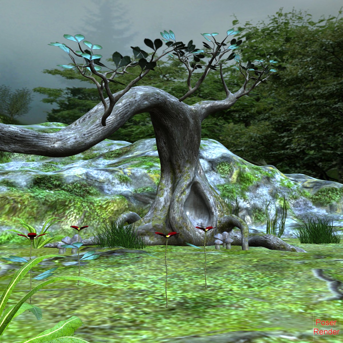 Rock Scene Fantasy Poser by N/A
