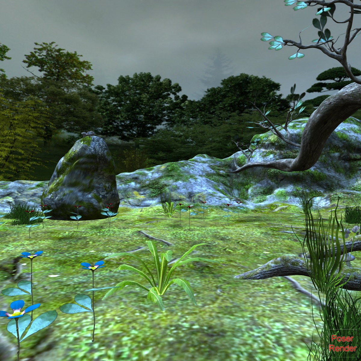 Rock Scene Fantasy Poser by N/A