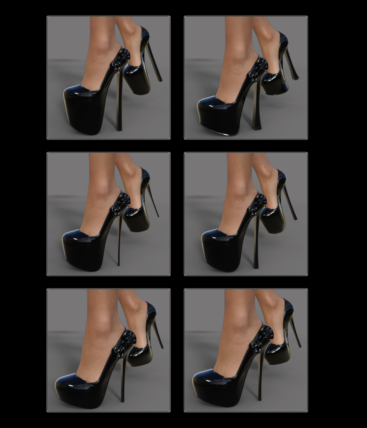 Camilla High Heels for Genesis 3 Female(s) by N/A