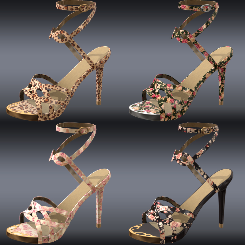 InStyle - Callisto Shoes - for Genesis 3 by N/A