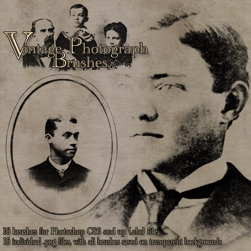 Vintage Photograph Brushes by N/A