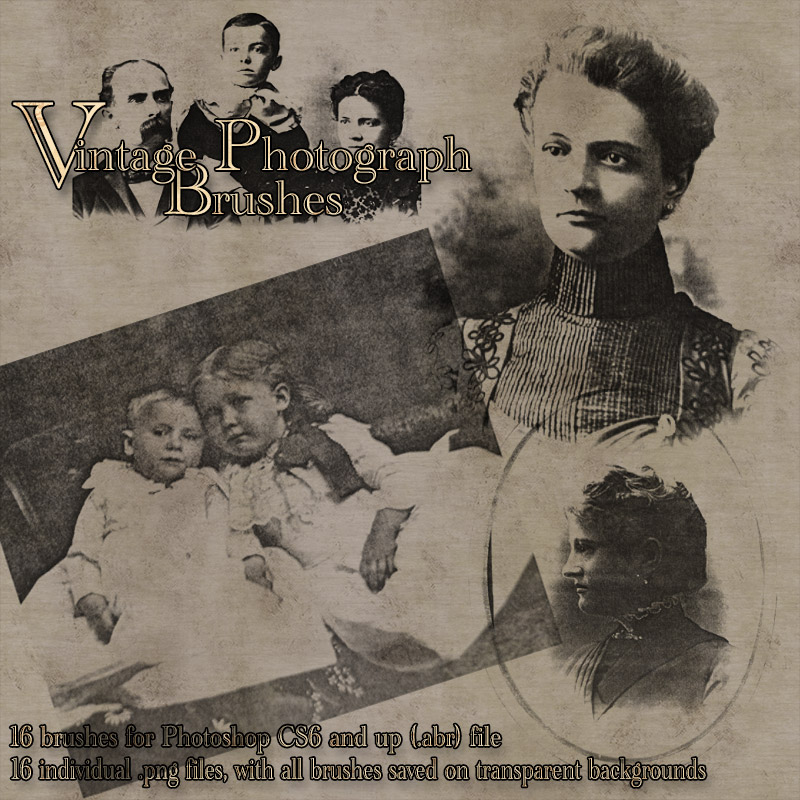 Vintage Photograph Brushes by N/A