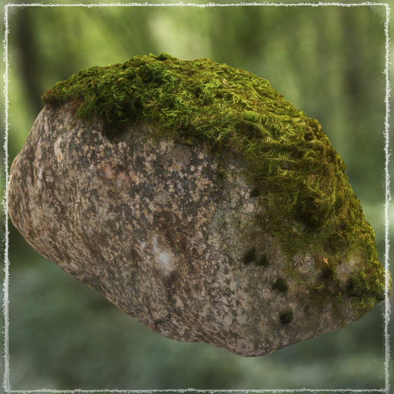 Photo Props: Mossy Rocks by N/A