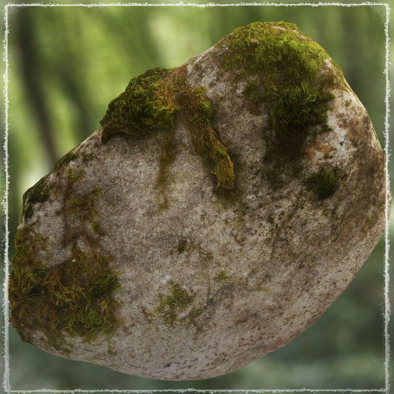 Photo Props: Mossy Rocks by N/A
