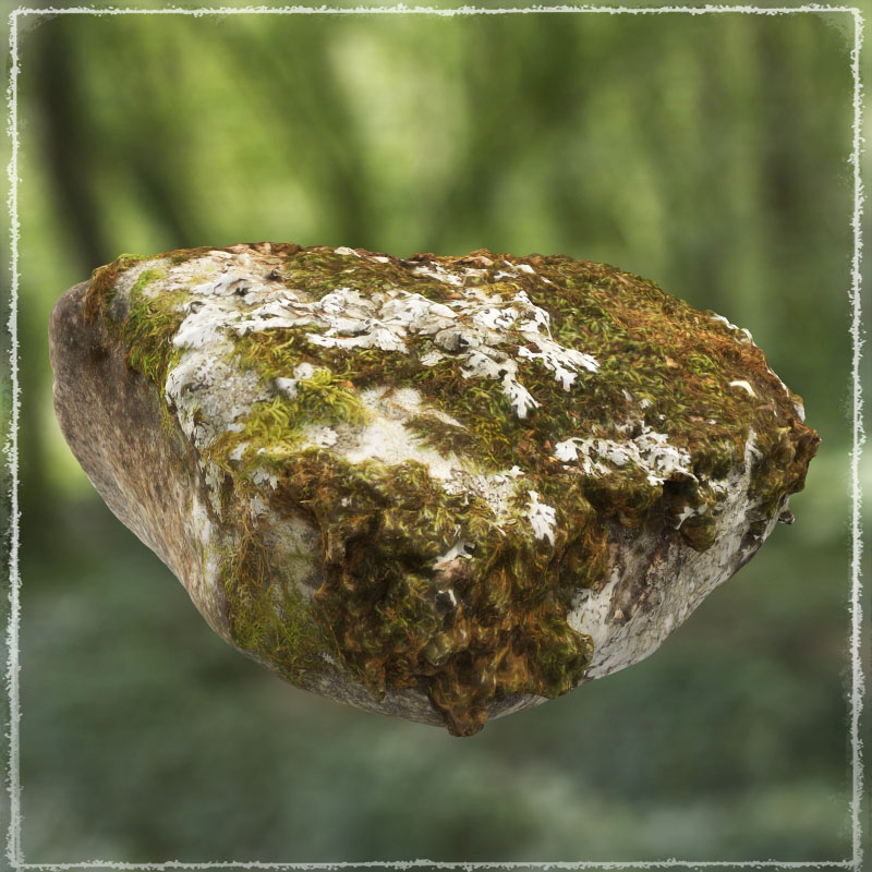 Photo Props: Mossy Rocks by N/A
