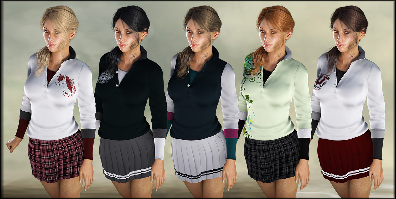 Polo Girl Textures by N/A