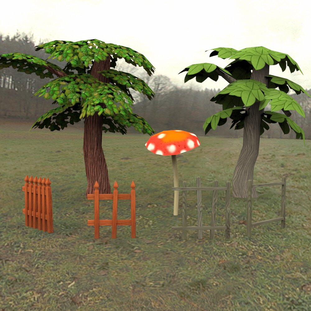 Cartoon World: Accessories (for Poser) by N/A