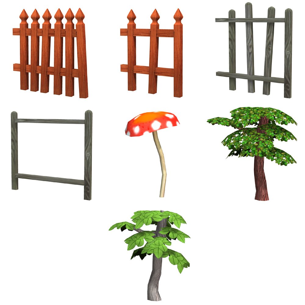 Cartoon World: Accessories (for Poser) by N/A