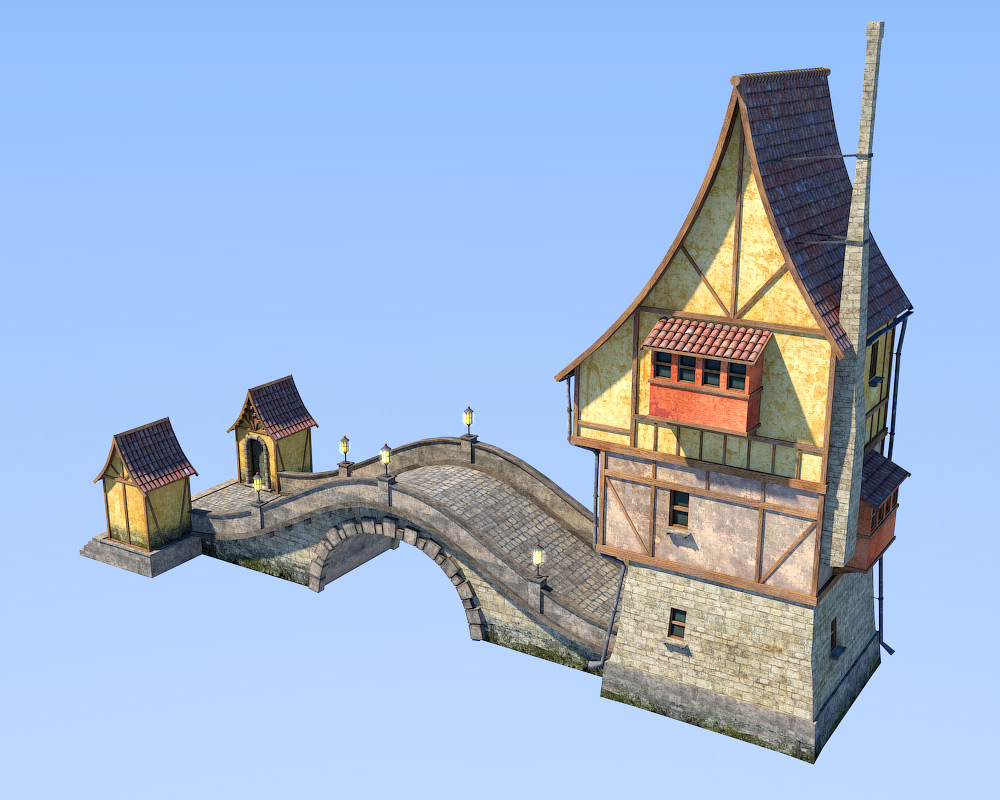 Bridge house set by N/A