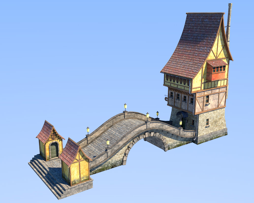 Bridge house set by N/A