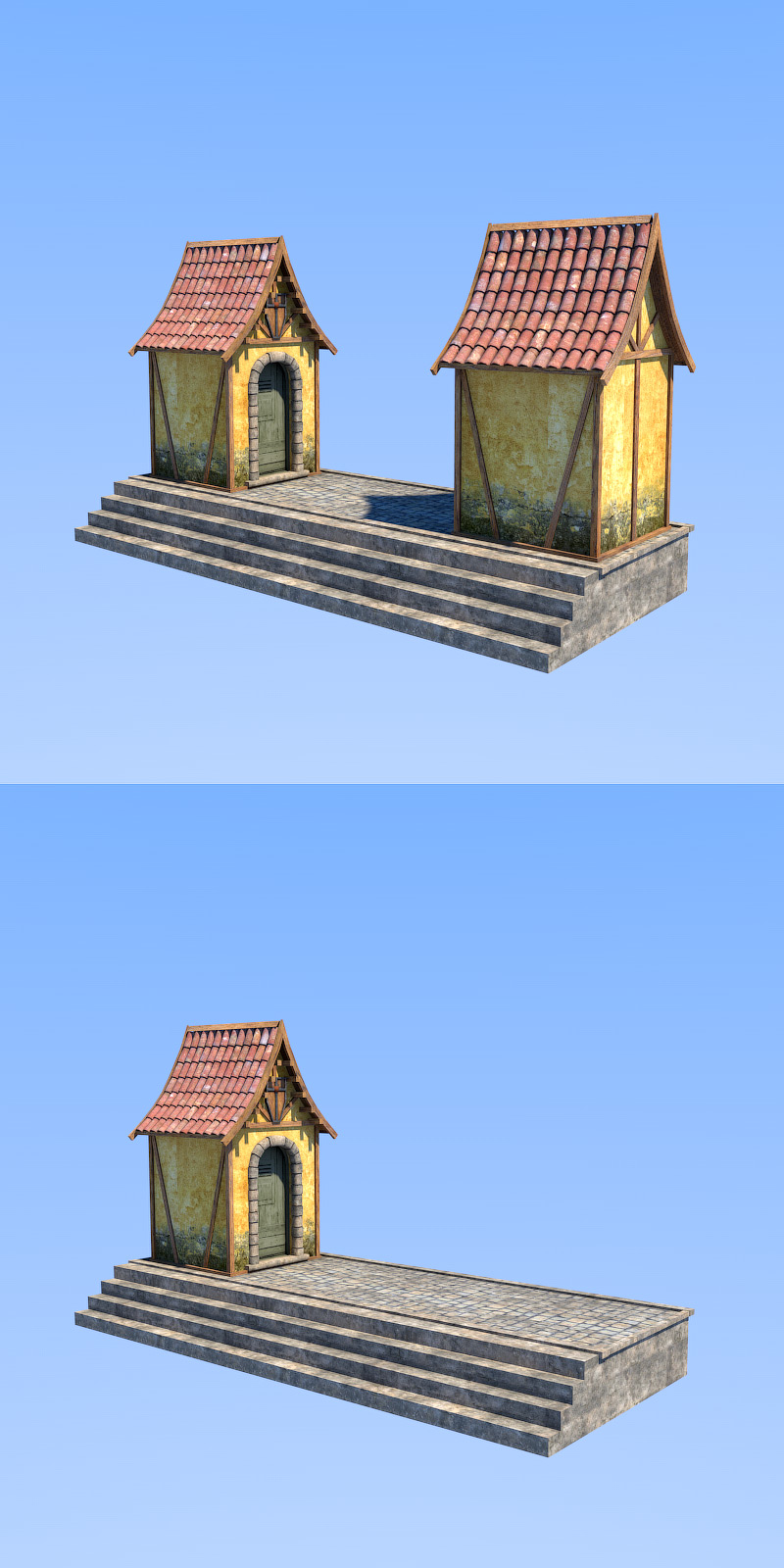 Bridge house set by N/A