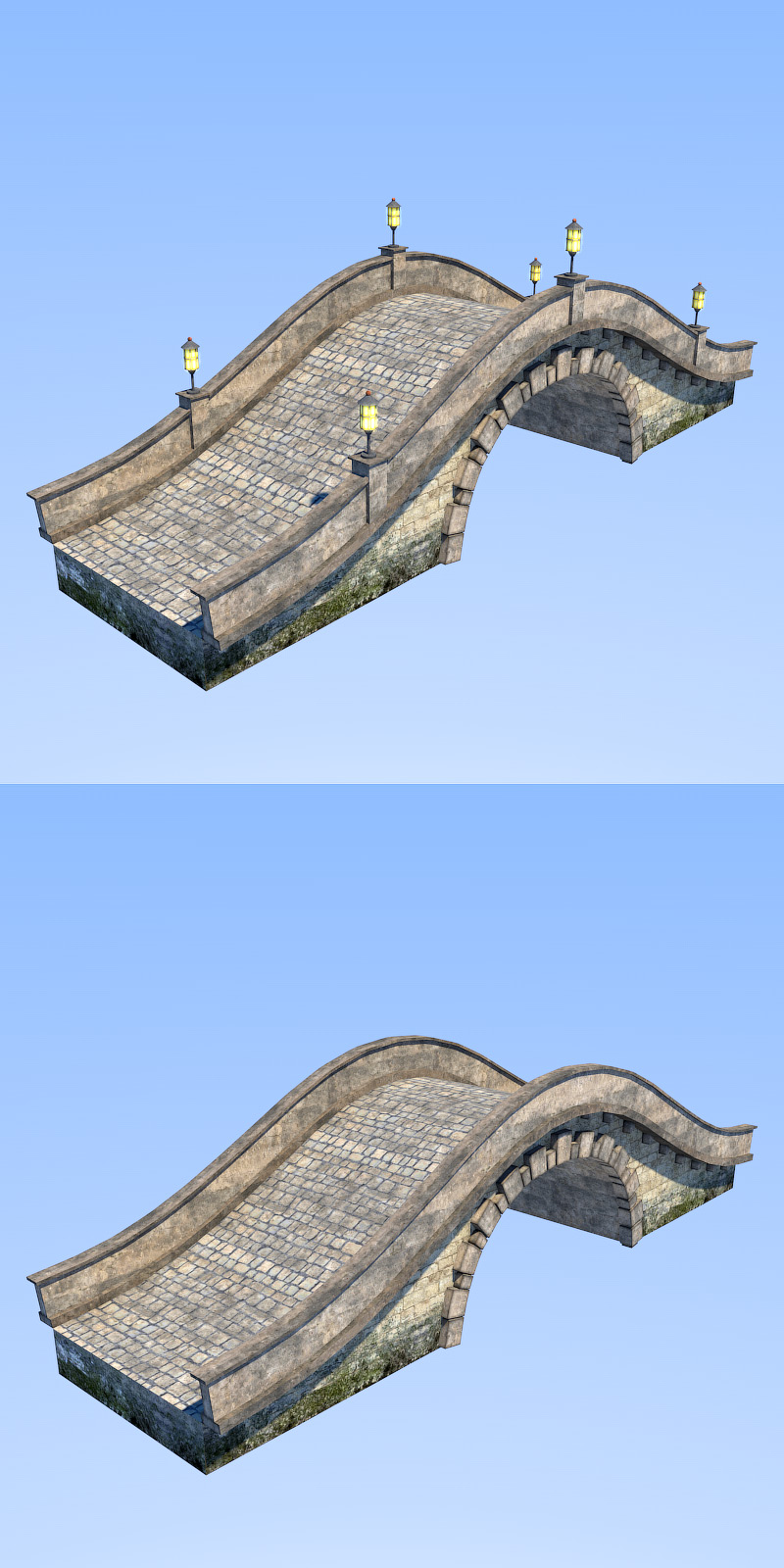 Bridge house set by N/A