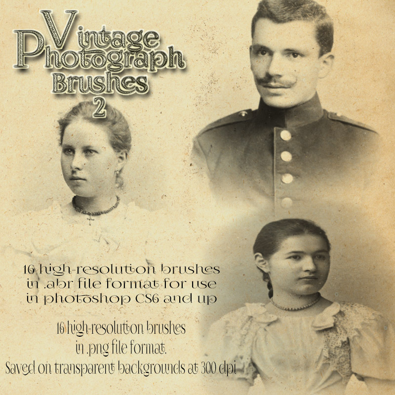 Vintage Photograph Brushes 2 by N/A
