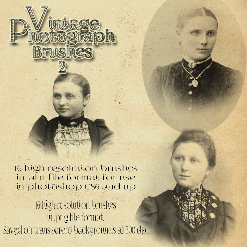 Vintage Photograph Brushes 2 by N/A