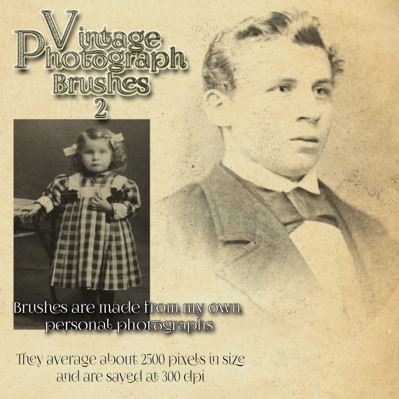 Vintage Photograph Brushes 2 by N/A