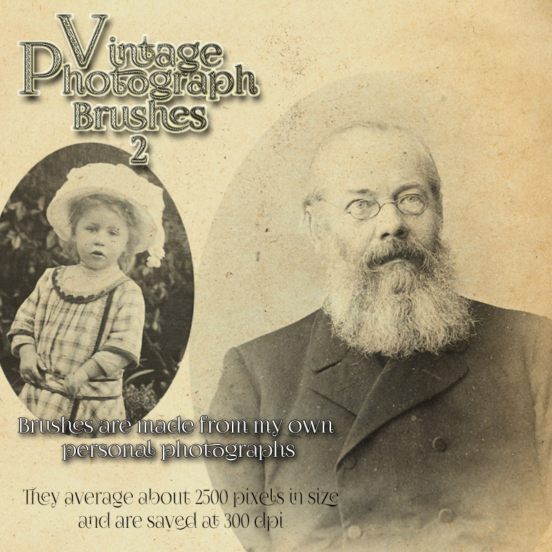 Vintage Photograph Brushes 2 by N/A