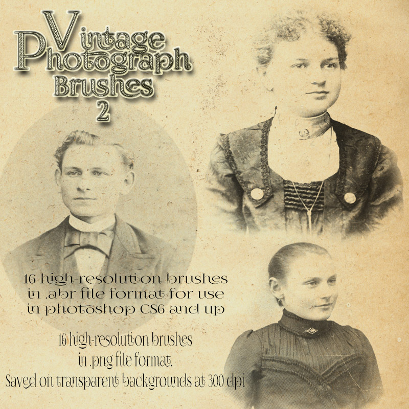 Vintage Photograph Brushes 2 by N/A