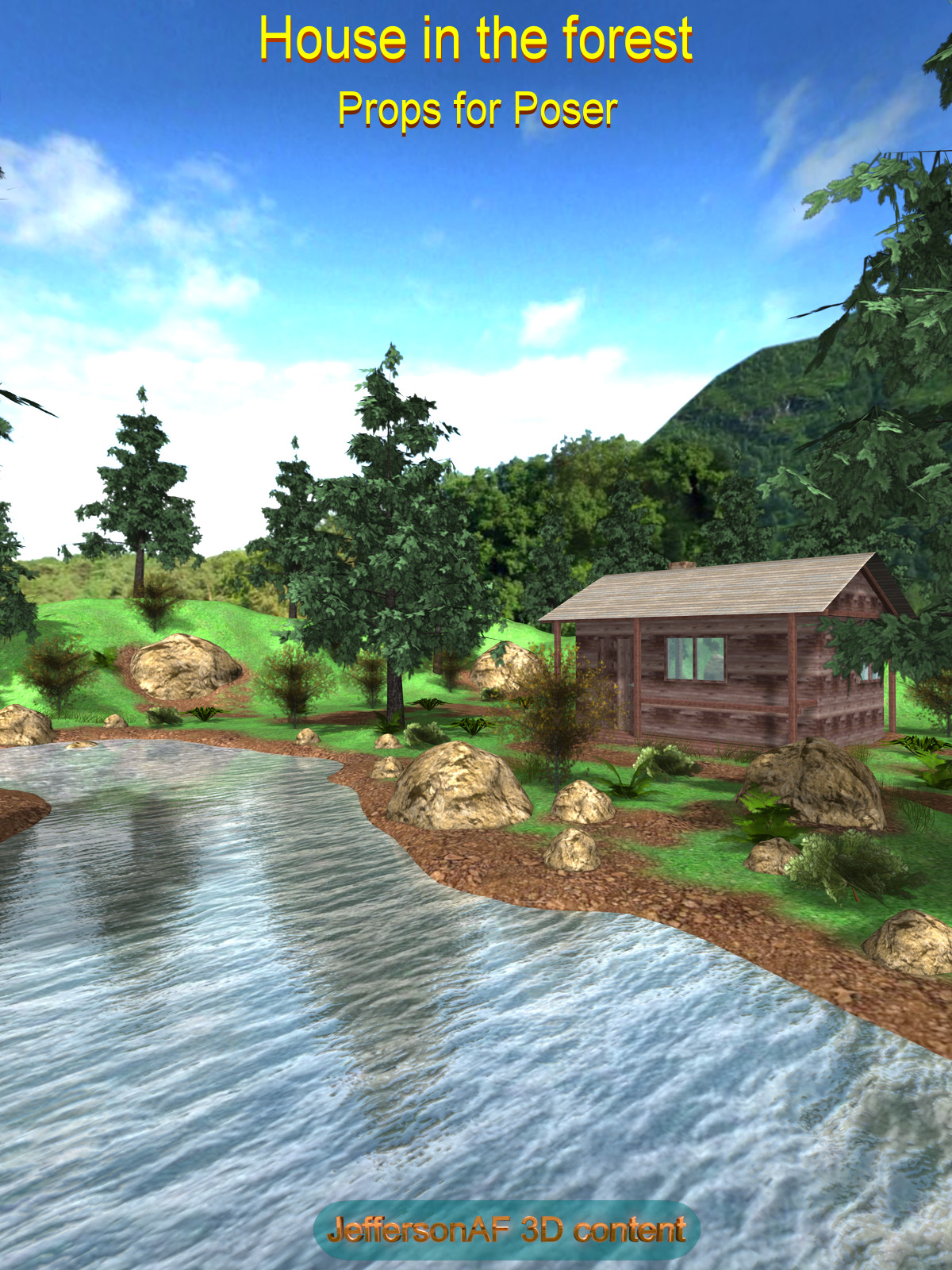 House in the forest Poser by N/A