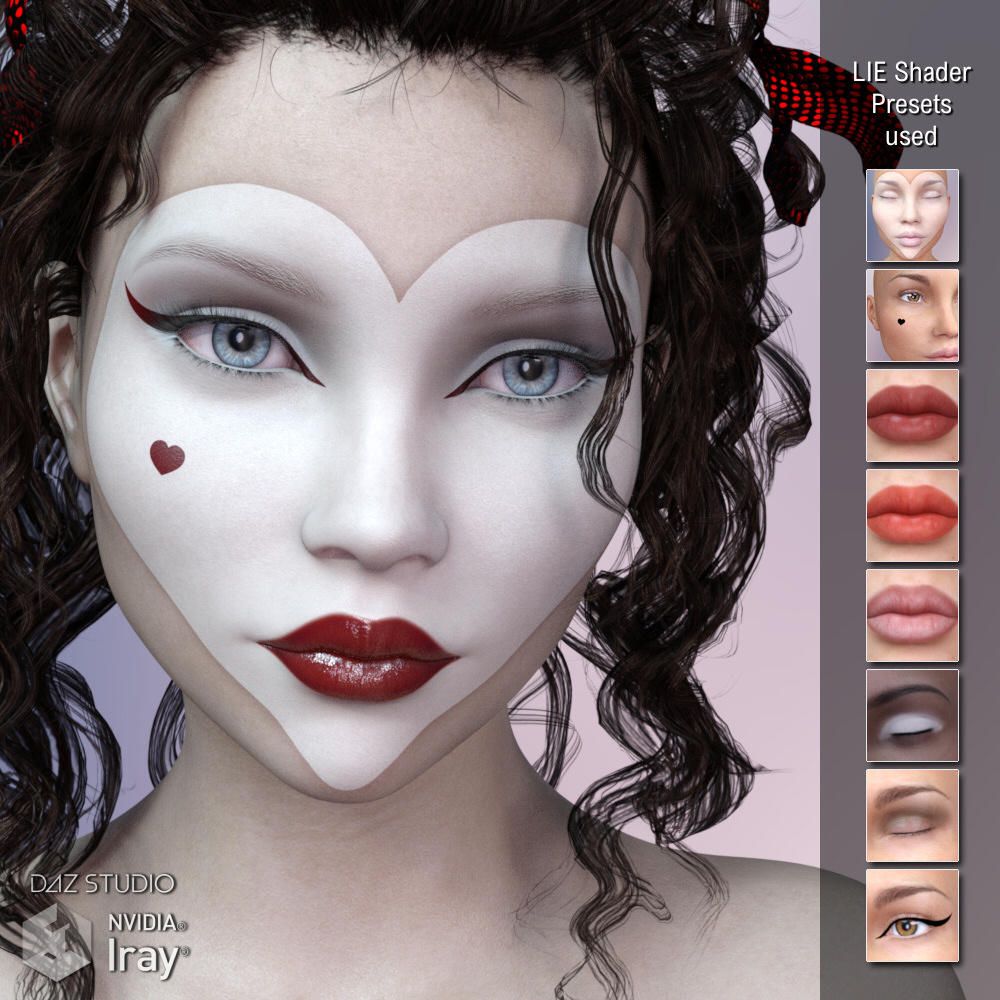 Lully's LIE Makeups for Genesis 3 Female by N/A