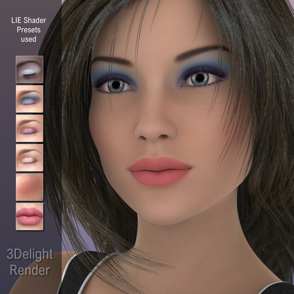 Lully's LIE Makeups for Genesis 3 Female by N/A
