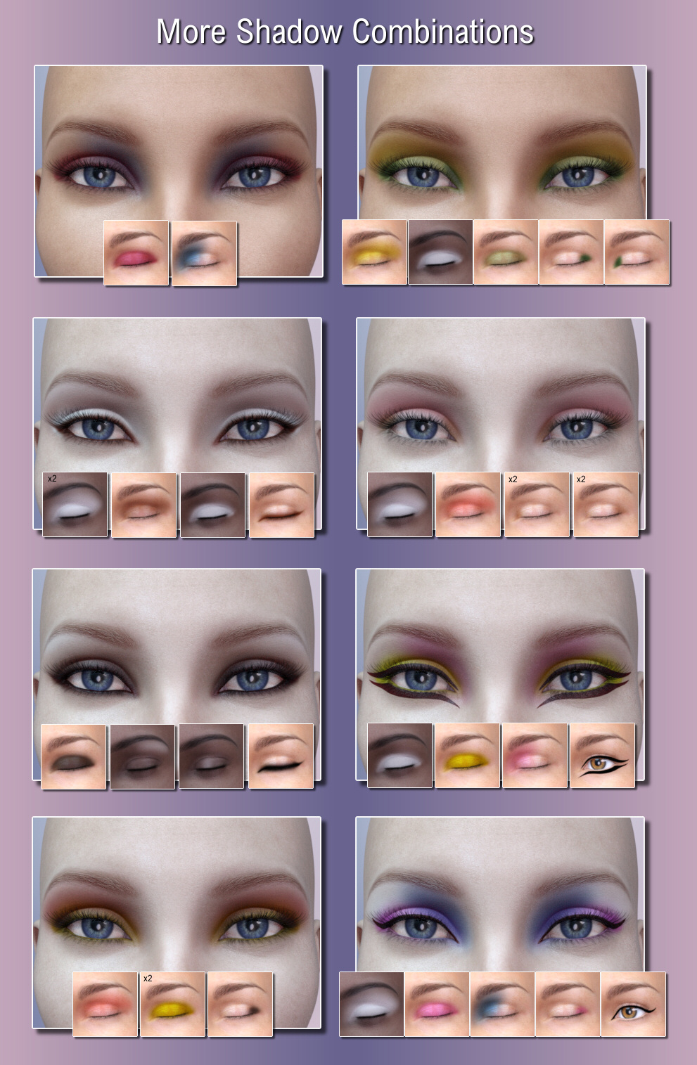 Lully's LIE Makeups for Genesis 3 Female by N/A