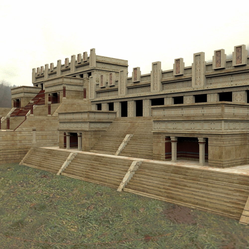 Mayan City: Temples (for Poser) by N/A
