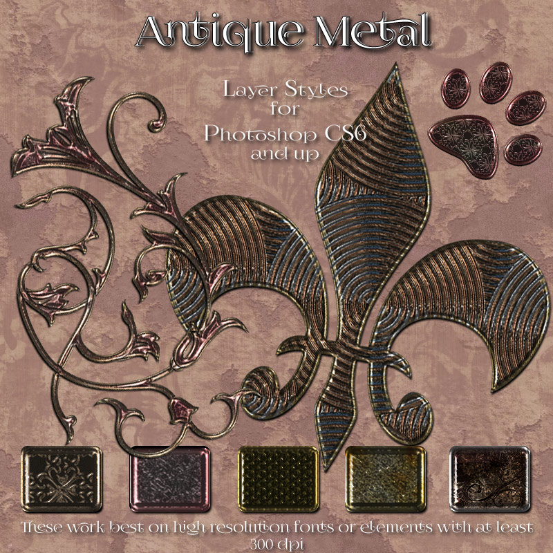Antique Metal Styles by N/A