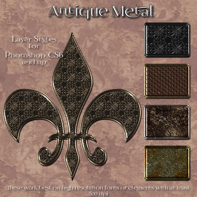 Antique Metal Styles by N/A