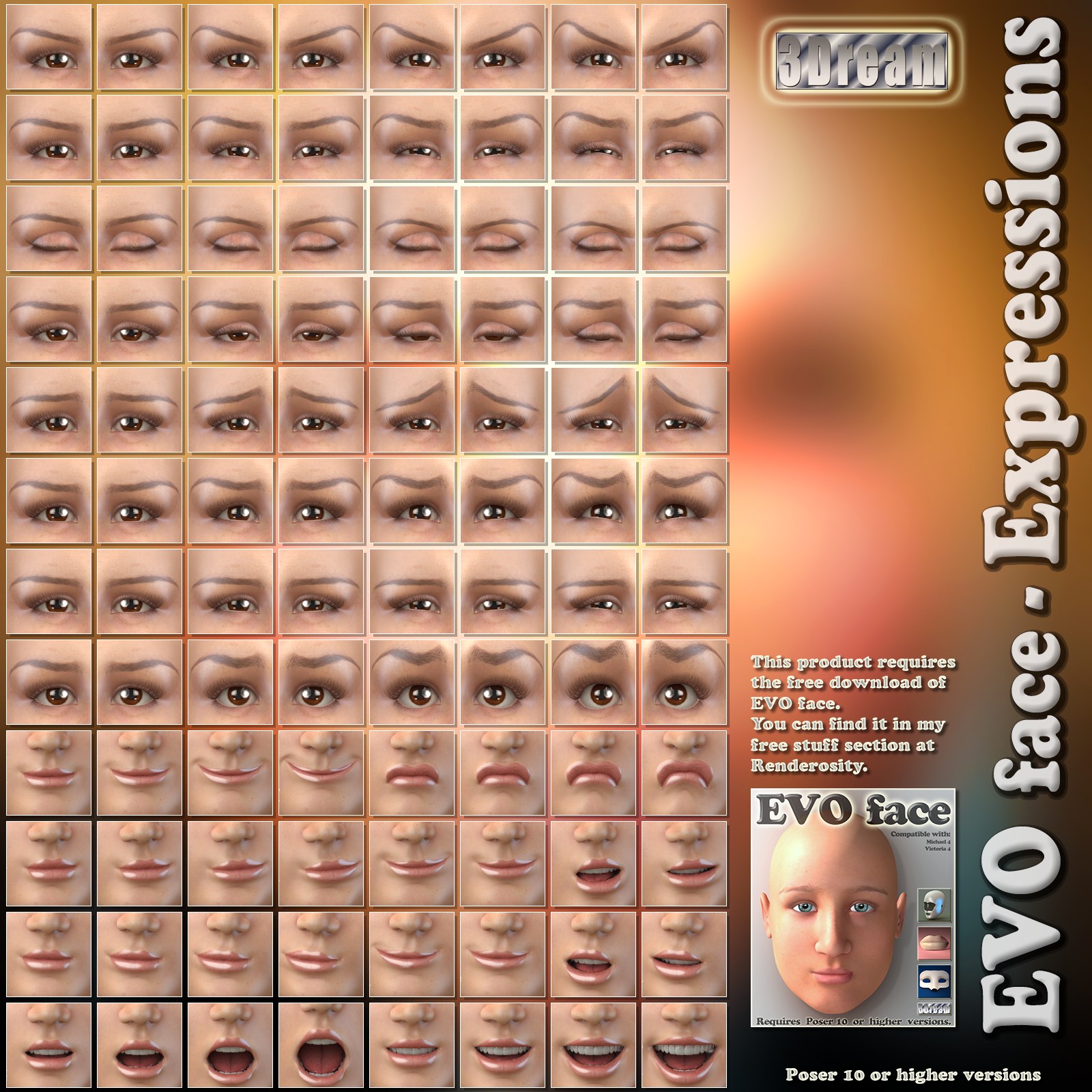 EVO face - Expressions by N/A