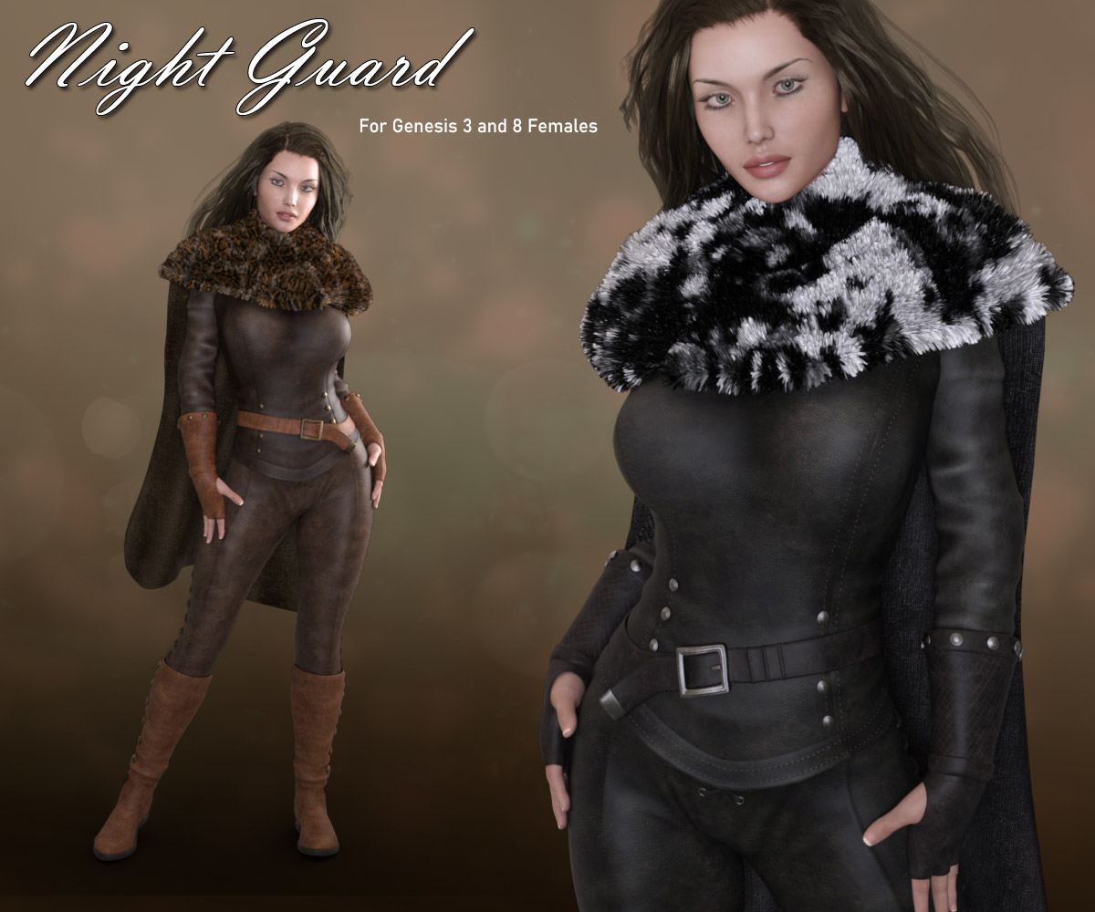 Night Guard for Genesis 3 and 8 Females by N/A