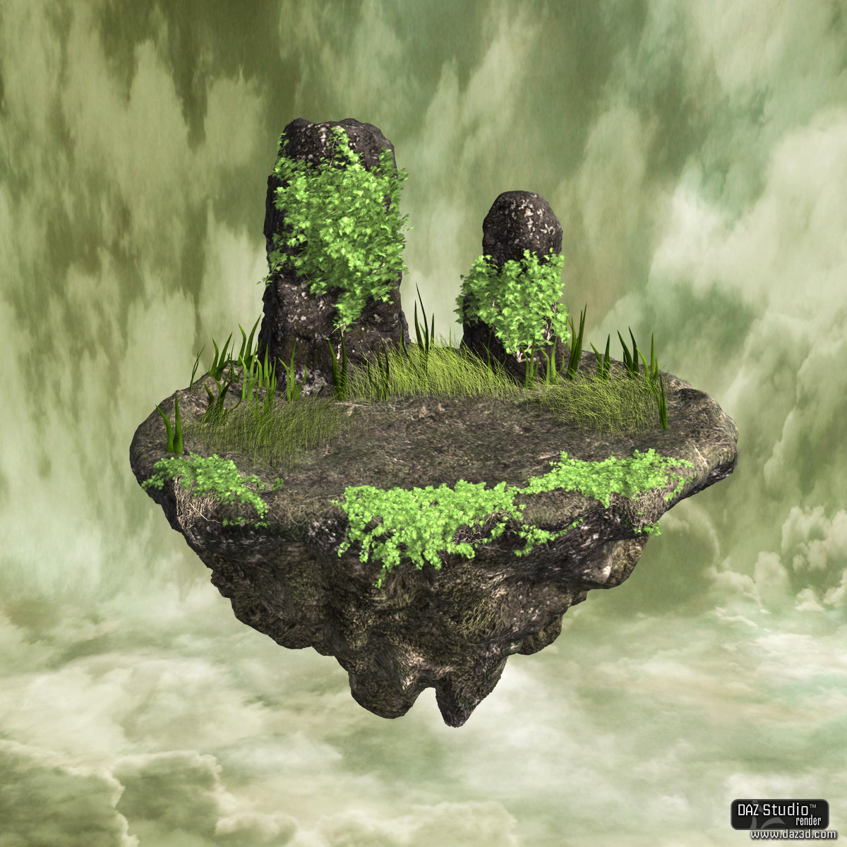 Floating Rock by N/A