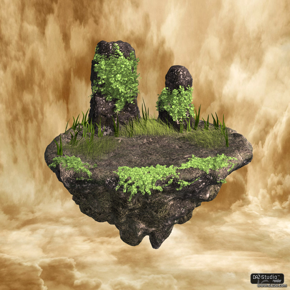 Floating Rock by N/A