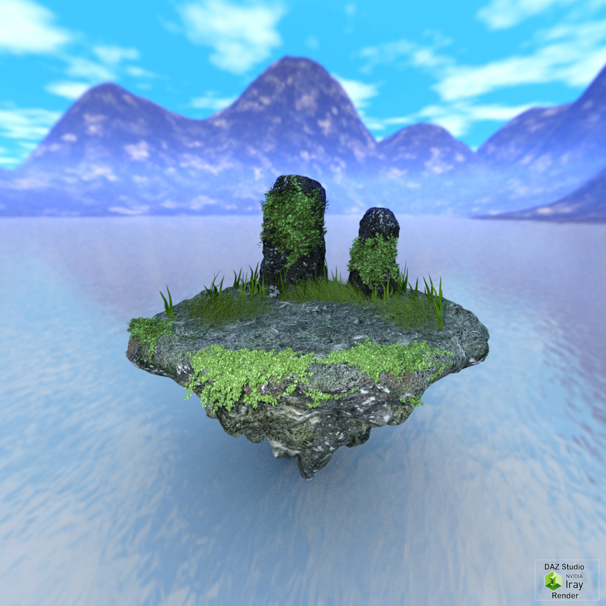 Floating Rock by N/A