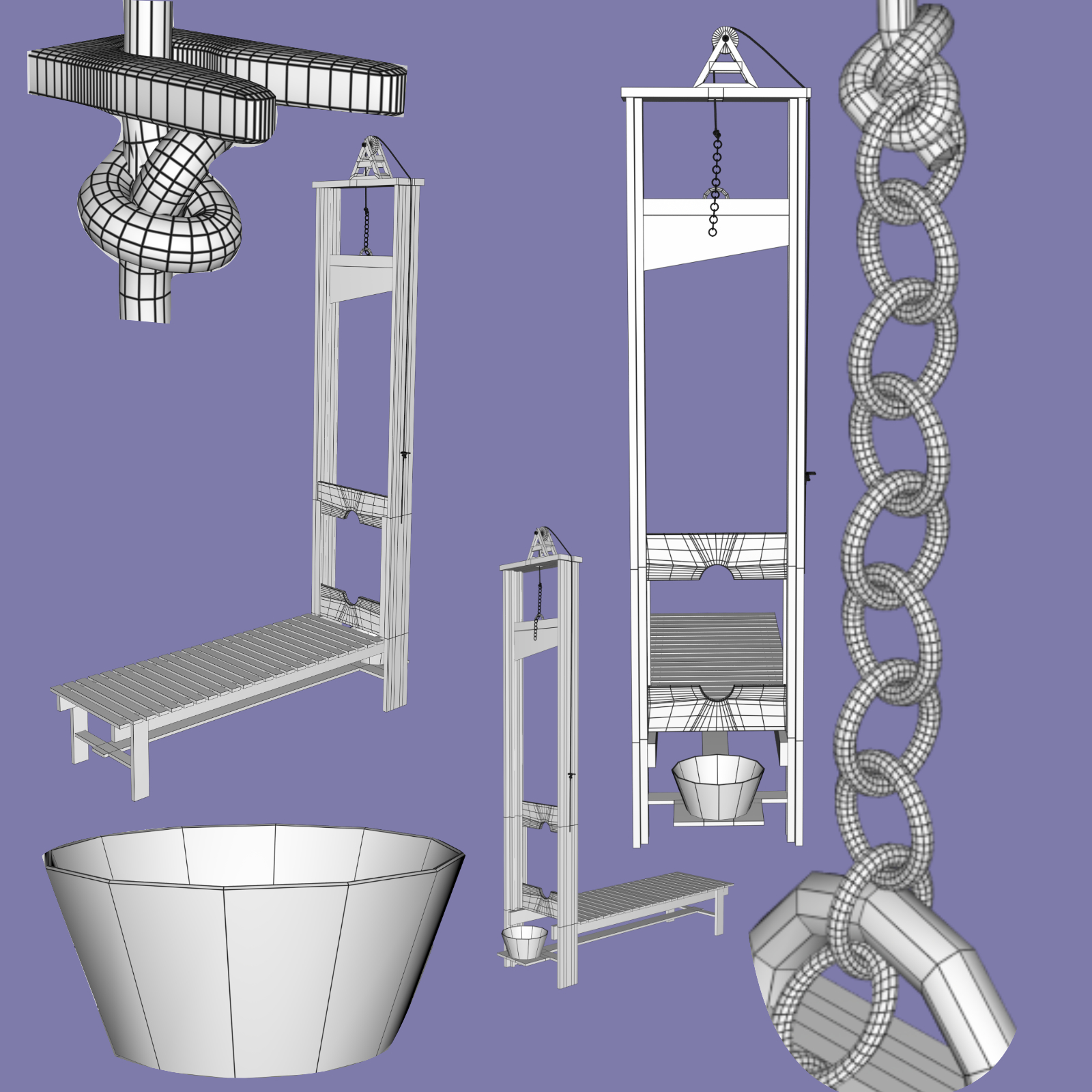 Guillotine FBX and OBJ extended license by N/A
