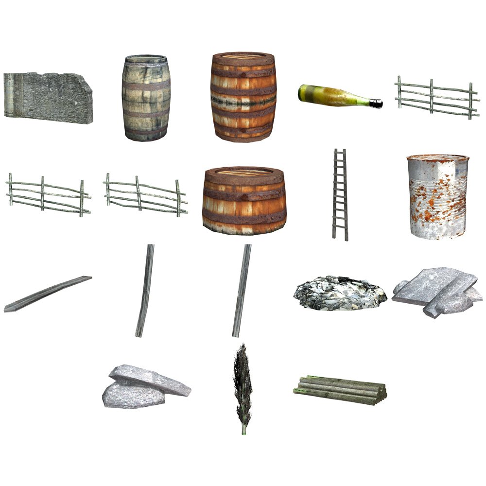 Urban Decay: Accessories (for Poser) by N/A