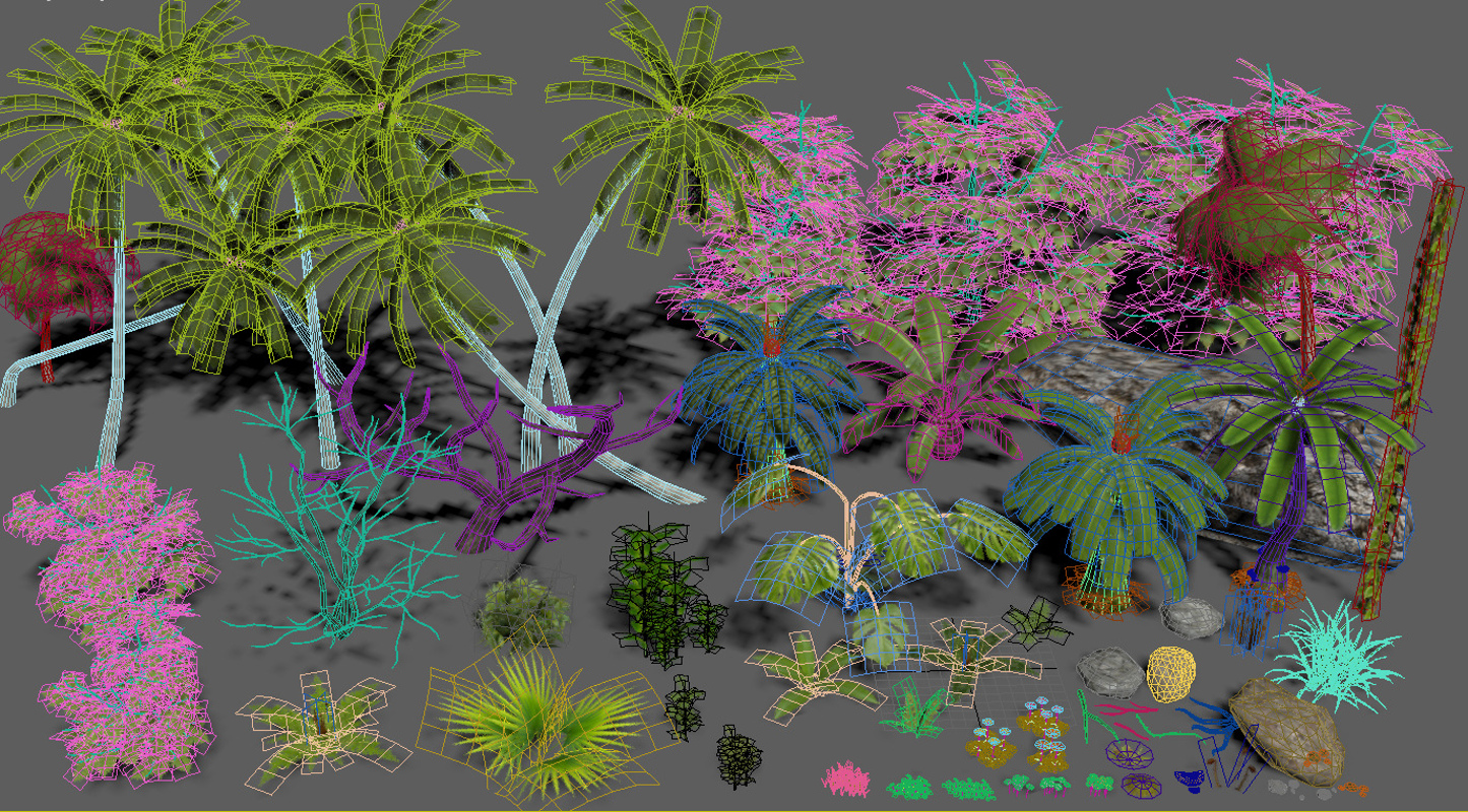 Tropical Nature  50 models pack by N/A