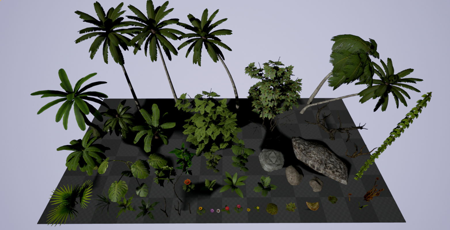 Tropical Nature  50 models pack by N/A