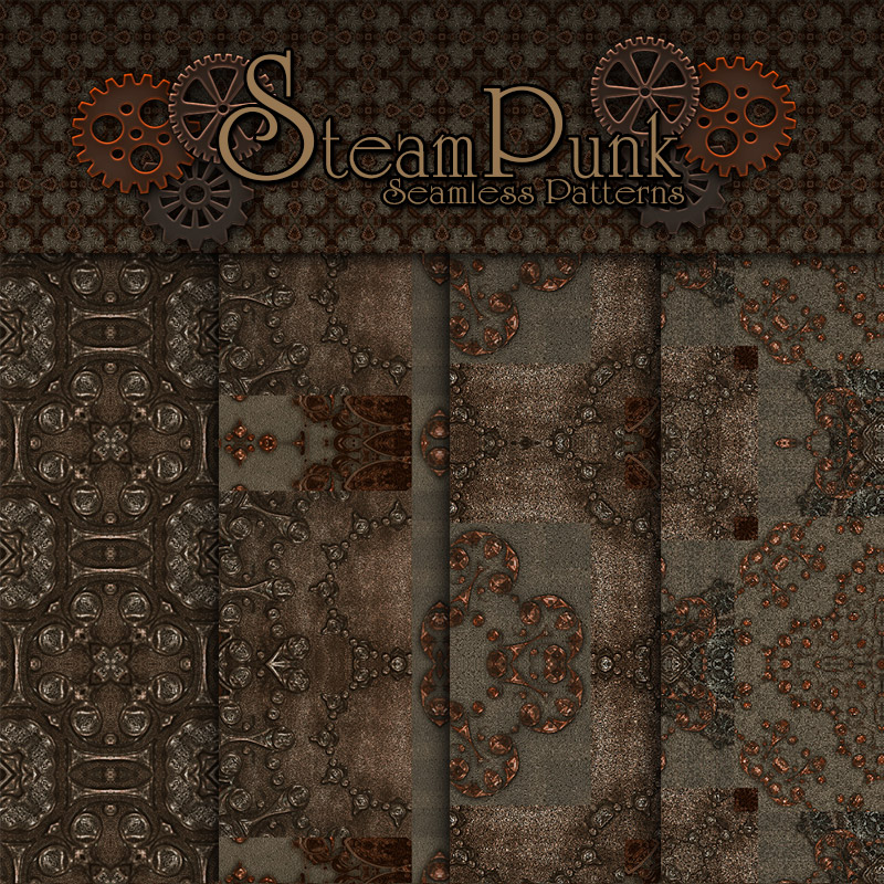 Merchant Resource - Steampunk Patterns 4 by N/A