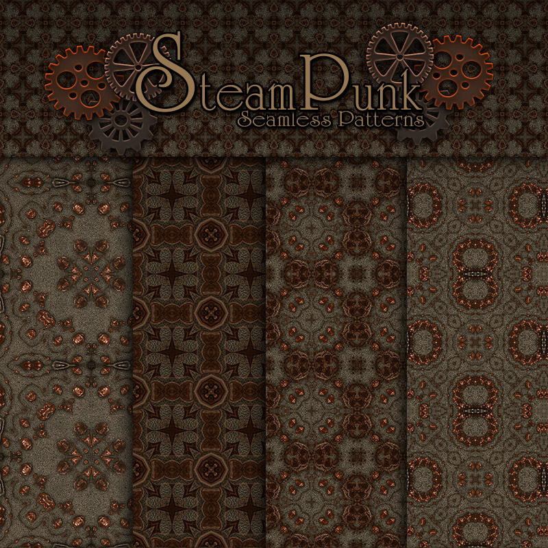 Merchant Resource - Steampunk Patterns 4 by N/A