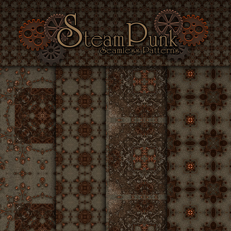 Merchant Resource - Steampunk Patterns 4 by N/A