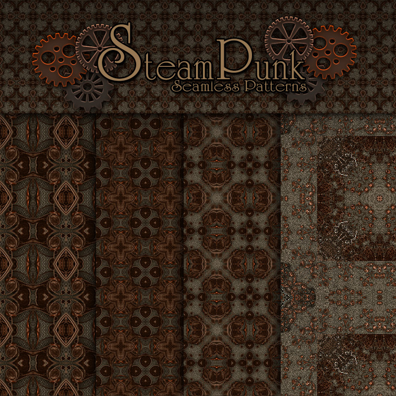 Merchant Resource - Steampunk Patterns 4 by N/A