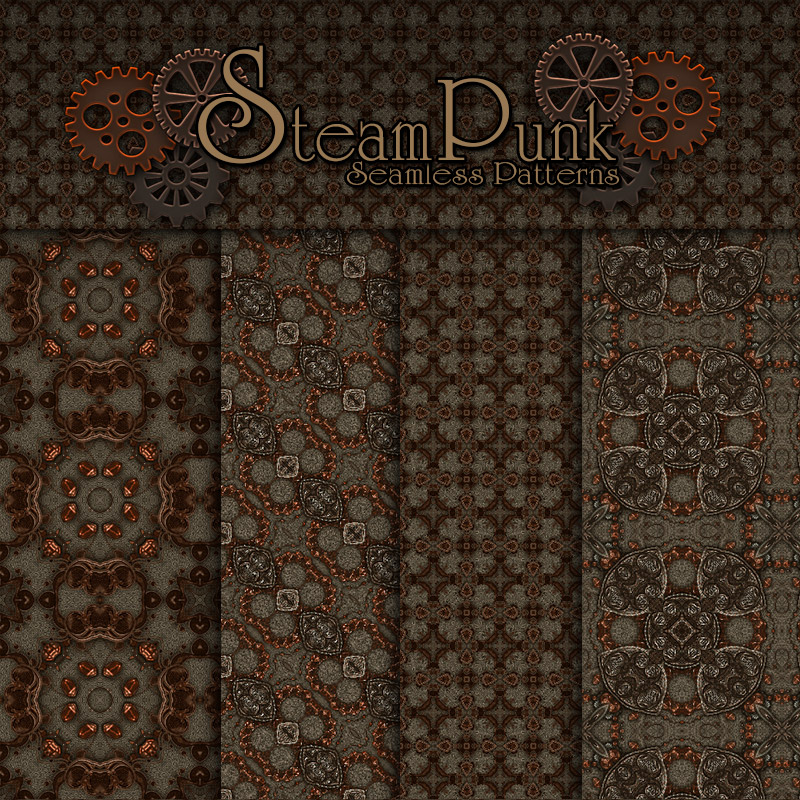 Merchant Resource - Steampunk Patterns 4 by N/A