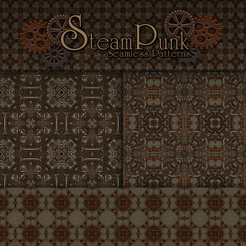 Merchant Resource - Steampunk Patterns 4 by N/A