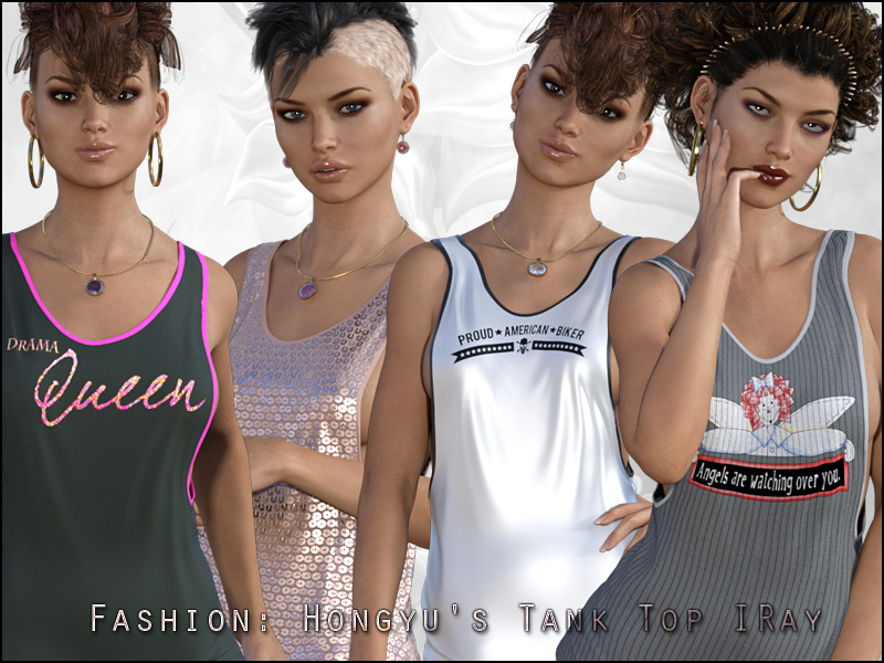 Fashion: Hongyu's Tank Top Iray by N/A